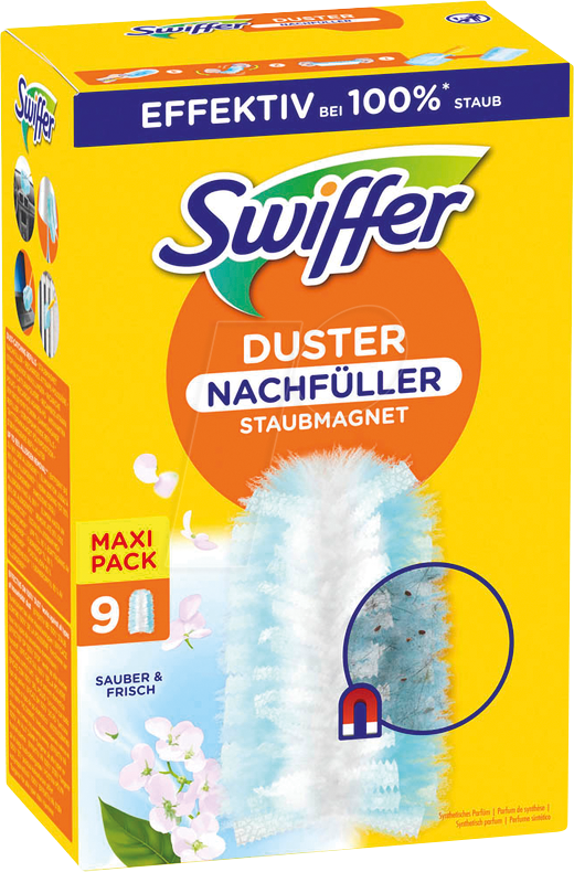 SWIFFER 676717 - Swiffer Staubmagnet DUSTER REFILLS 9 Tücher