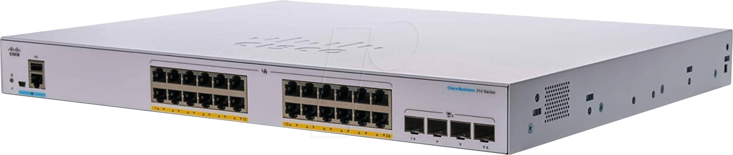 Thumbnail - CISCO C25024FP4X - Switch, 28-Port, Gigabit Ethernet, SFP+, PoE+