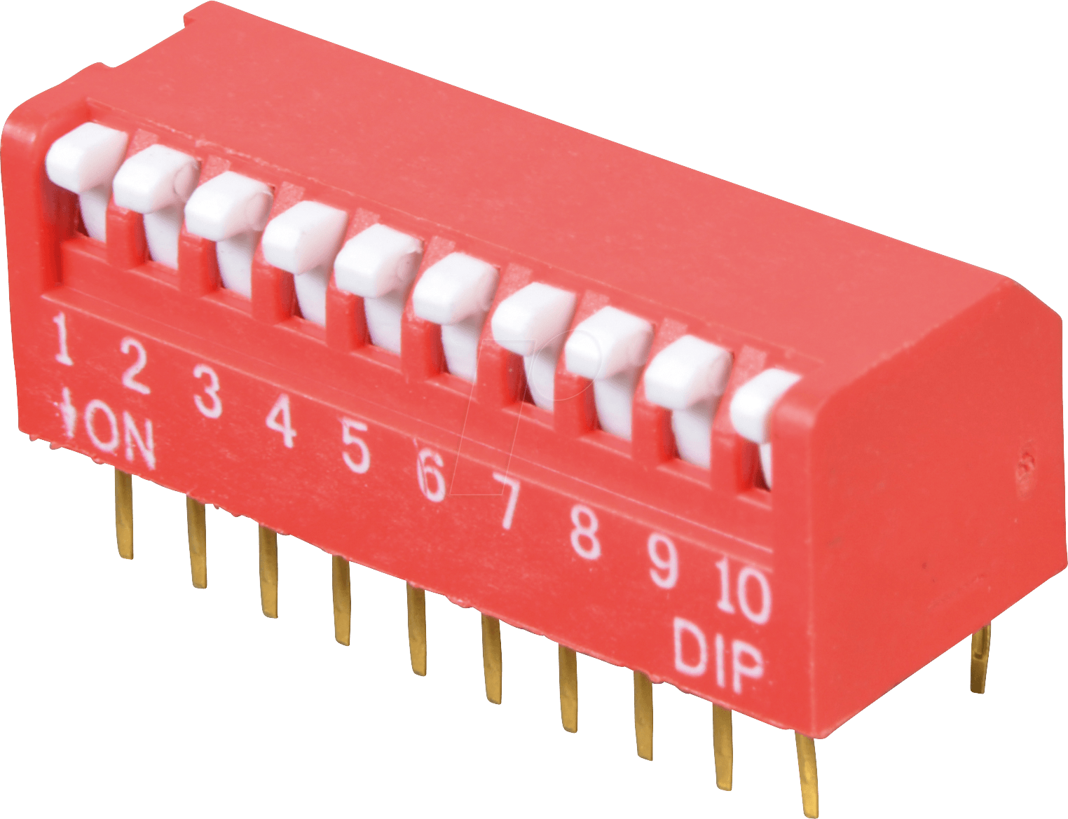 DP 10 - Piano-Dip-Schalter, 10-polig