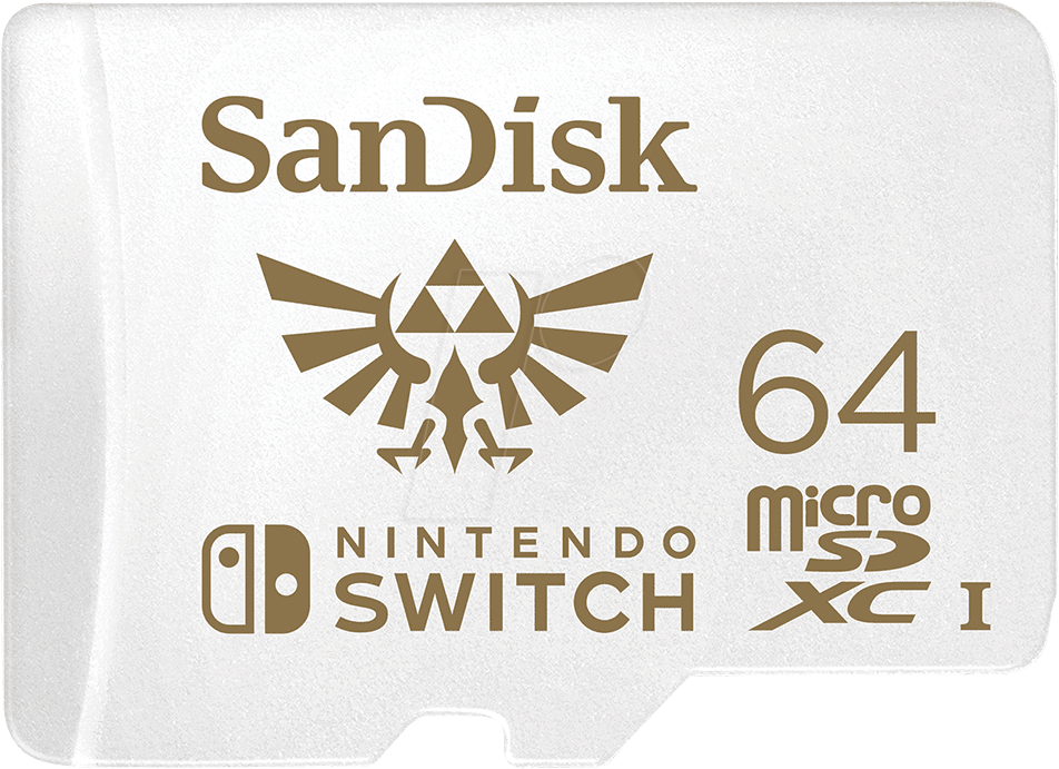 SDSQXAT064GGNCZN - MicroSDXC-Speicherkarte 64GB, SanDisk Nintendo Switch