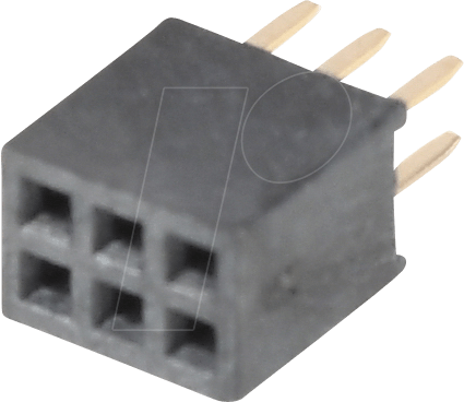 BKL 10120651 - Buchsenleiste 1,27mm 2x3 gerade