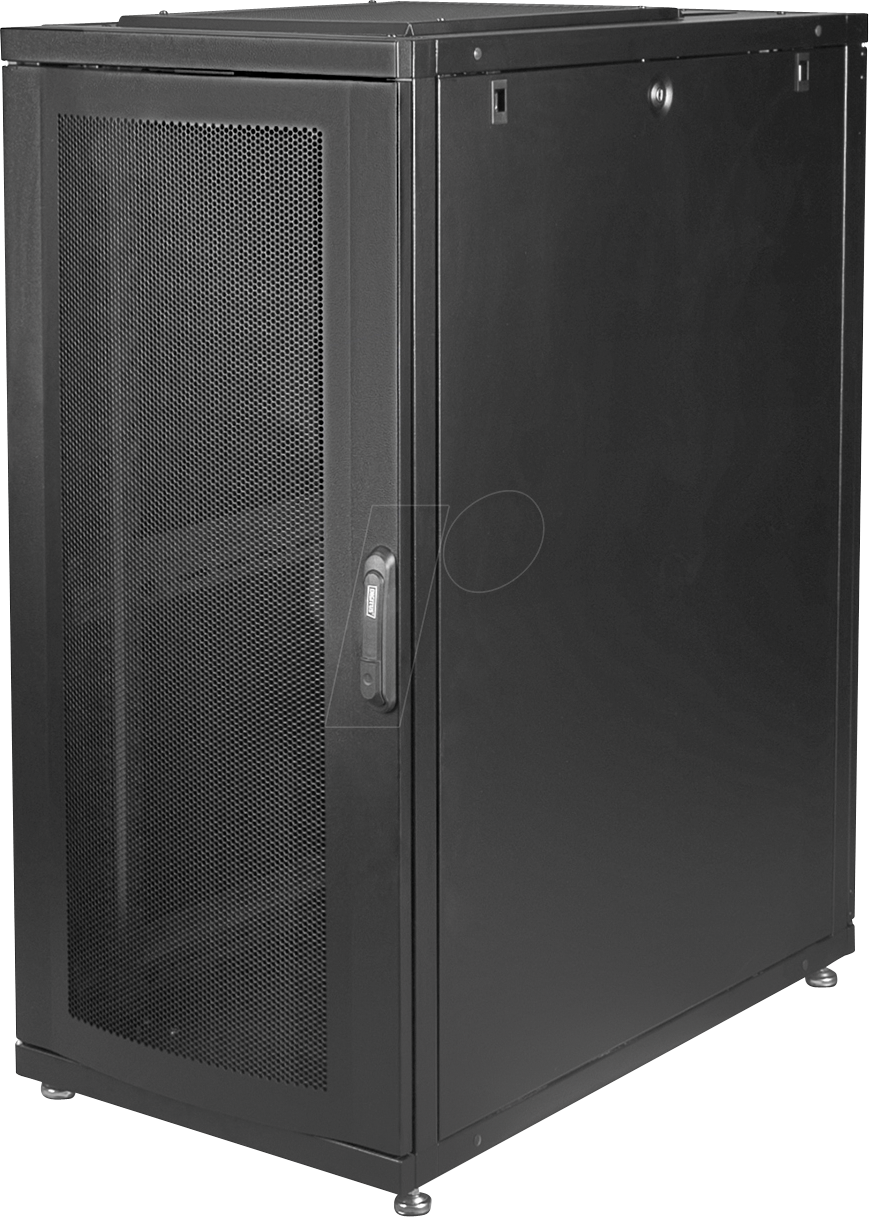 DIGI 19SRV26UB1 - 19'' Serverschrank, 26HE, 1000 mm Tiefe, schwarz