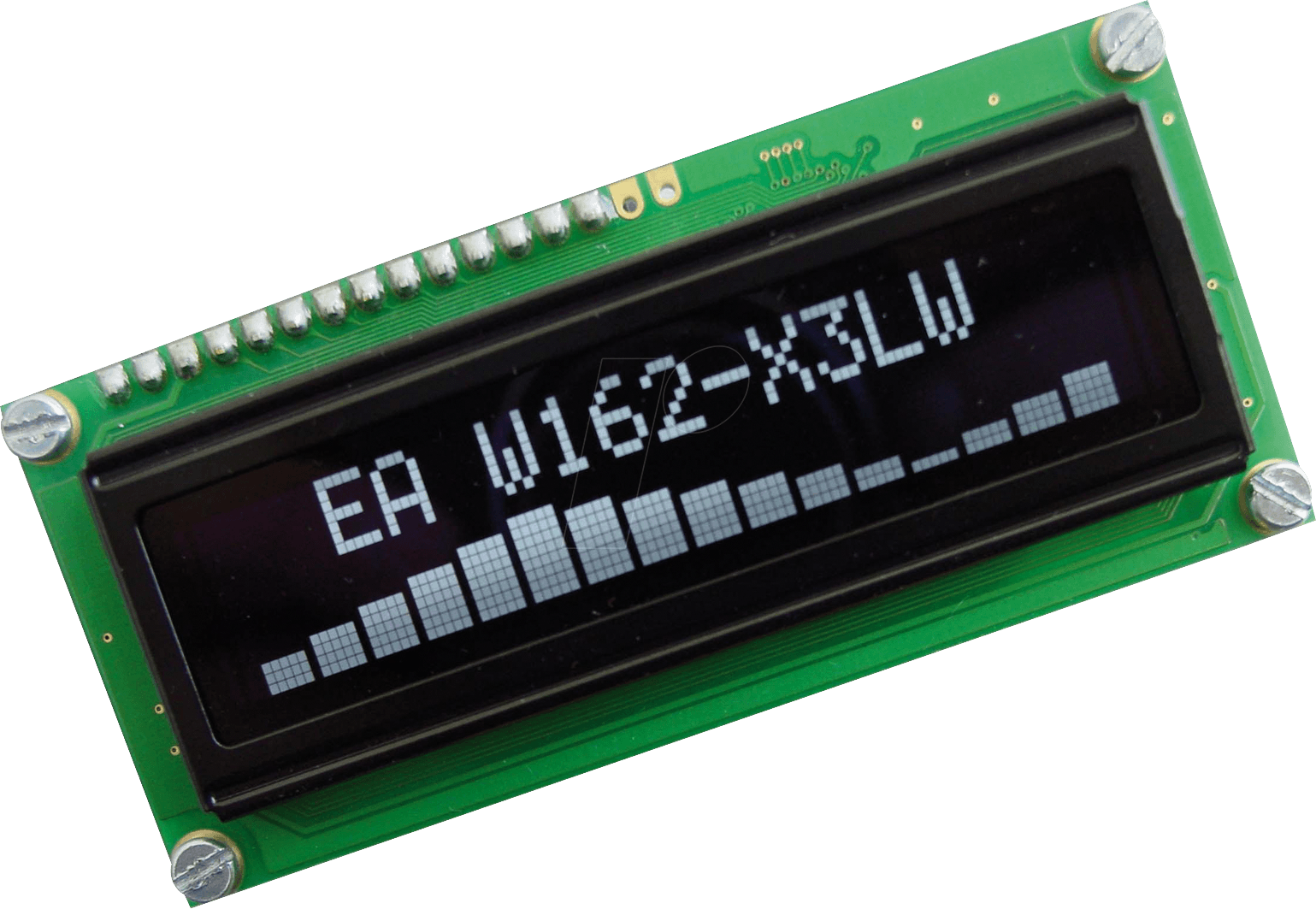 Thumbnail - EA W162-X3LW - Display OLED, 2x16, 80x36mm, weiss