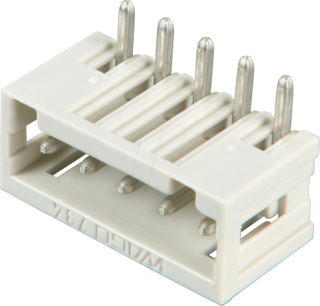 WAGO 734-165 - Print-Stiftleiste, Mini, RM 3,5, gewinkelt, 5-polig