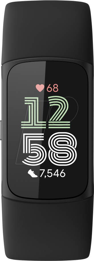 FITBIT C6 SW - Fitnessarmband, Aktivitätssensor, Charge 6