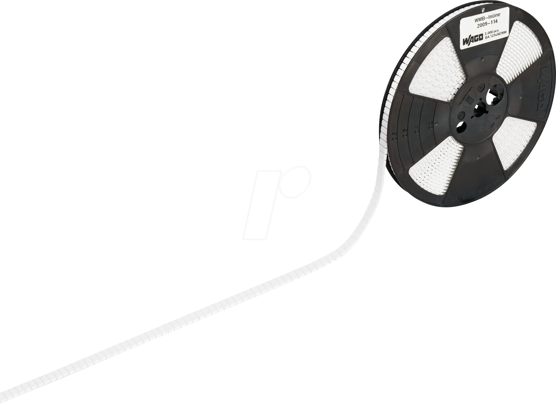 WAGO 2009-114 - WMB-Inline, für Smart Printer, 2000 Stück, 4 - 4,2 mm, weiß