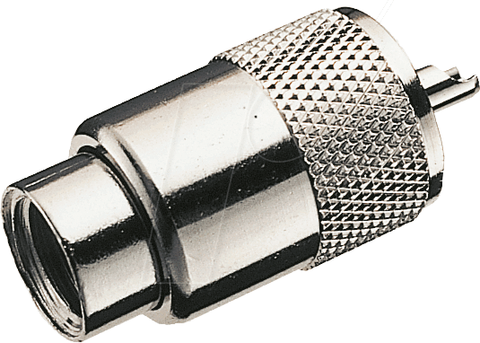 PL 259 - UHF-Stecker, max. 10 mm Kabeldurchmesser