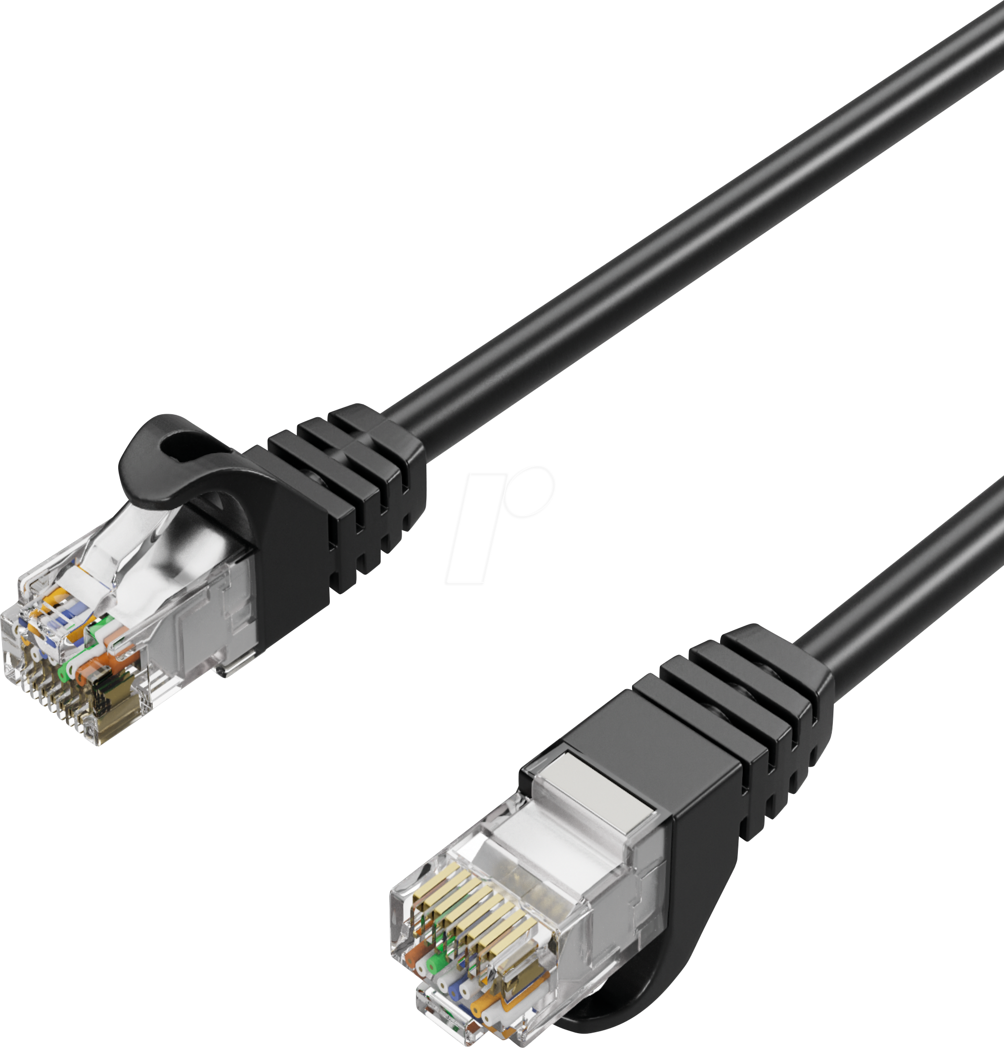 Thumbnail - FLX FL31-39005 - Patchkabel, Cat.7, S/FTP, PUR, schwarz, 0,25 m