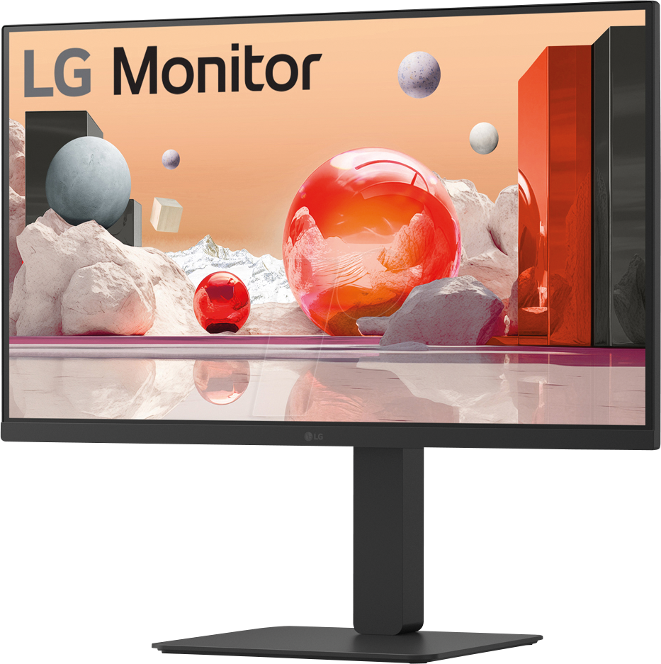 Thumbnail - LG 27BA650-B - 69cm Monitor, 1080p, USB-C, Lautsprecher, Pivot