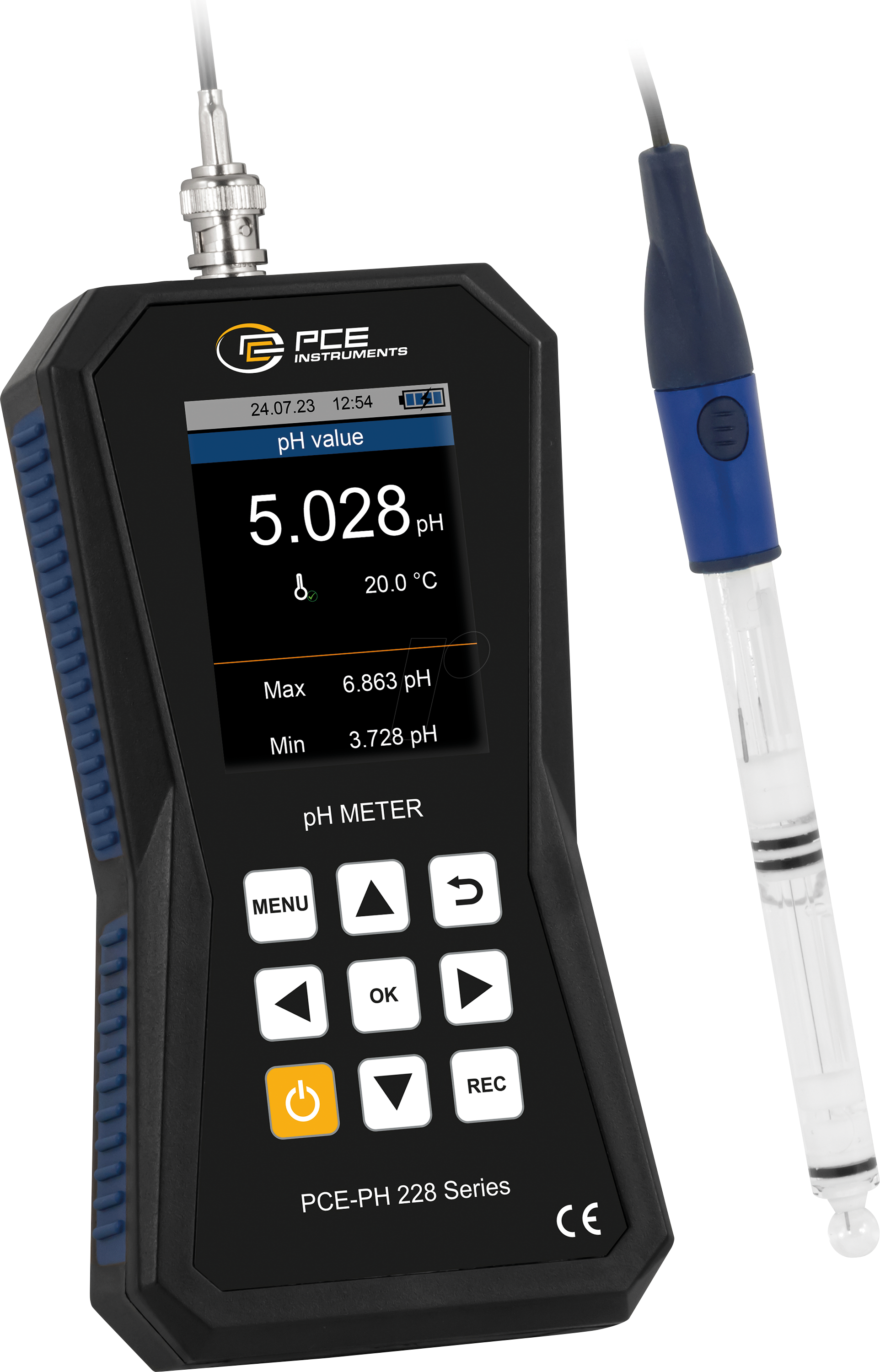 PCE PH228LAB-HTE - Hochpräzises pH-Messgerät PCE-PH 228LAB-HTE