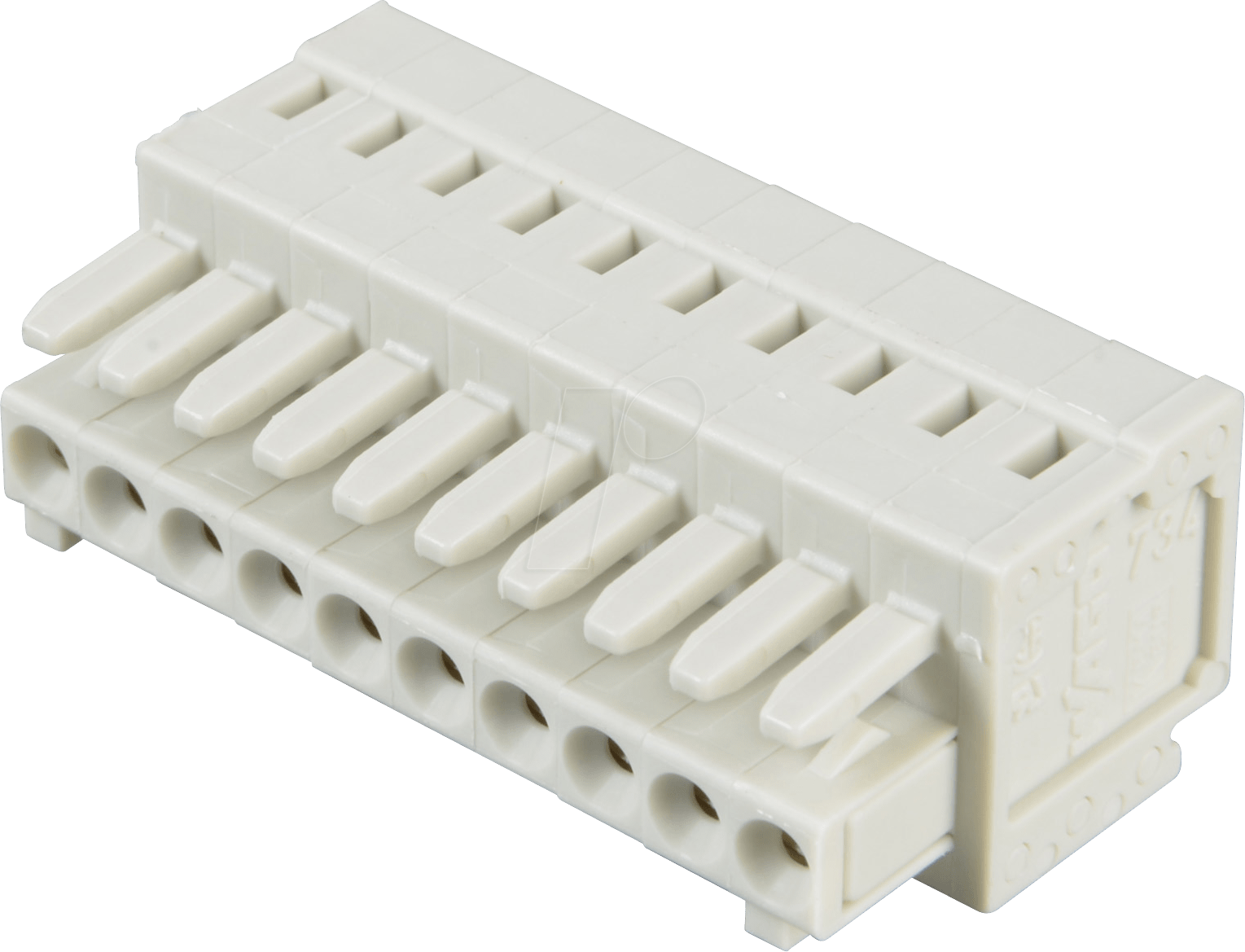 WAGO 734-110 - CAGE-CLAMP Federleiste, Mini, RM 3,5, 10-polig