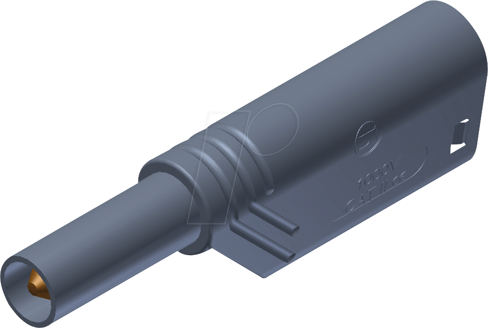 LAS S WS GR - Sicherheits-Turmstecker, 1000 V CAT II, grau