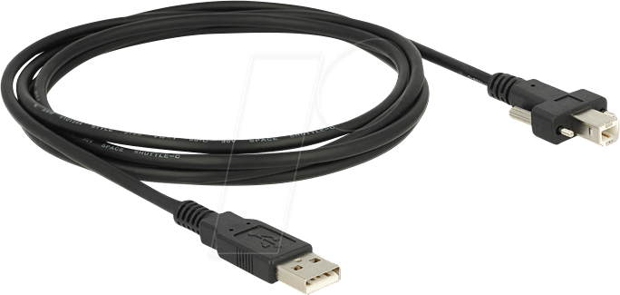 Thumbnail - DELOCK 83595 - USB 2.0 Kabel, A Stecker auf B Stecker, 2 m