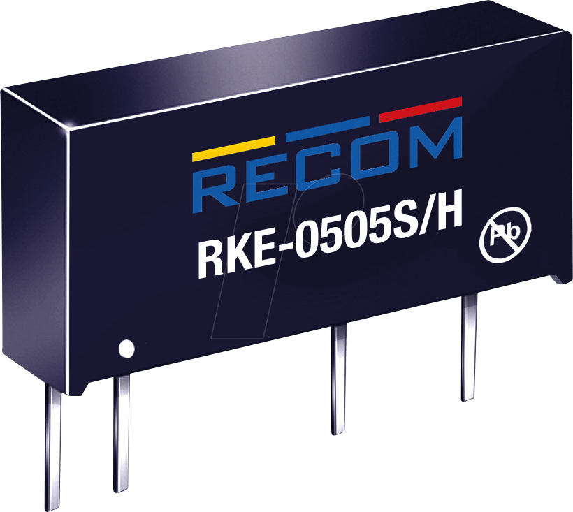 RKE-0505SH - DC/DC-Wandler RKE, 1 W, 5 V, 200 mA, SIL-7, Single