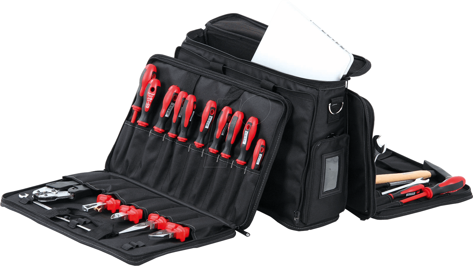 TASCHE 5852 - Werkzeugtasche, mit Notebook-Fach, Polytex, 440x330x220 mm