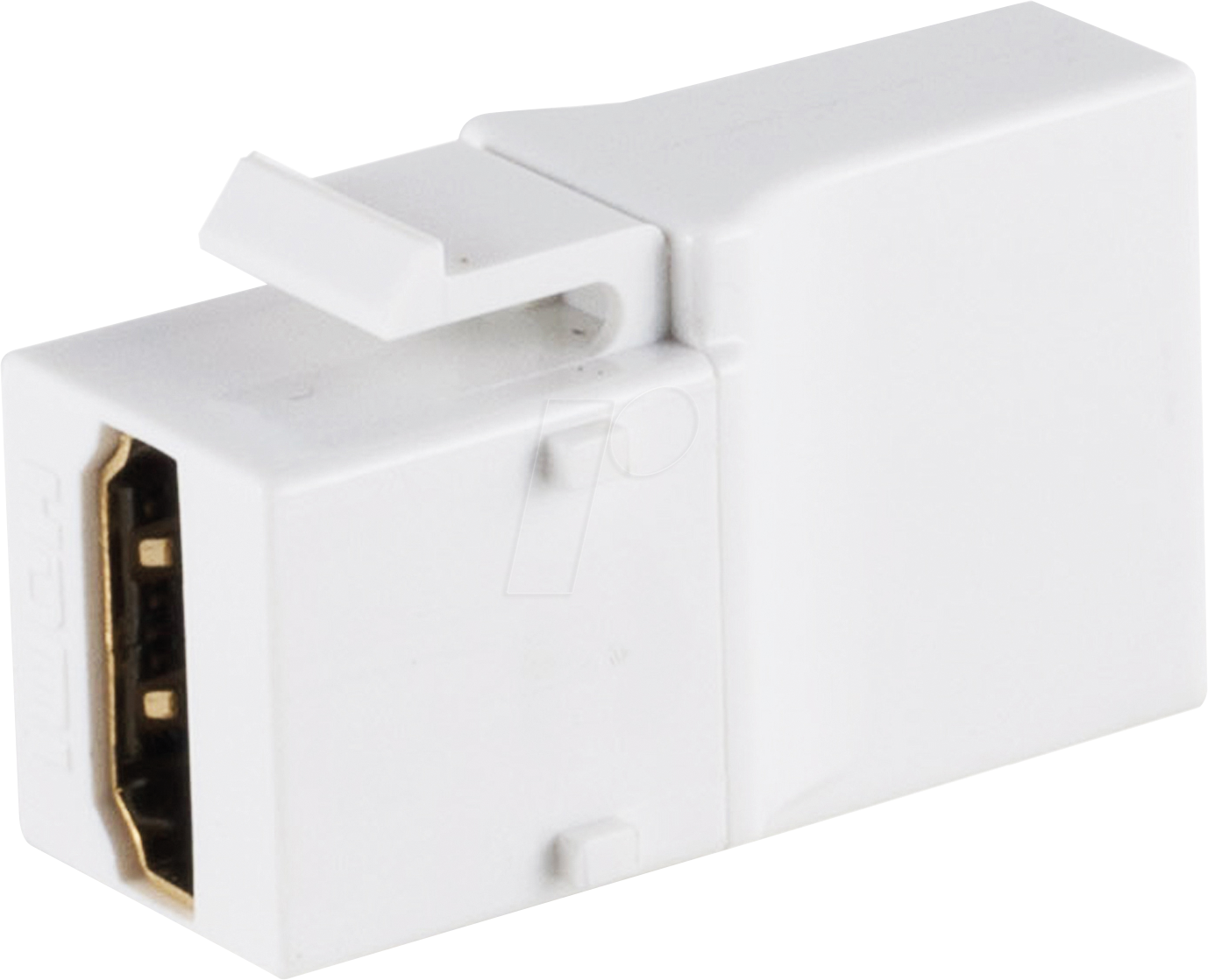 SHVP BS08-10051 - Keystone HDMI A Buchse > Buchse, gewinkelt