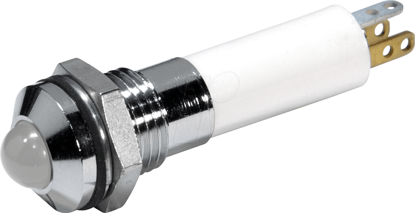 Thumbnail - 19TR0A24 - LED-Signalleuchte, rot/grün/gelb, 24 VDC, Ø8 mm, 8/15/23 mcd