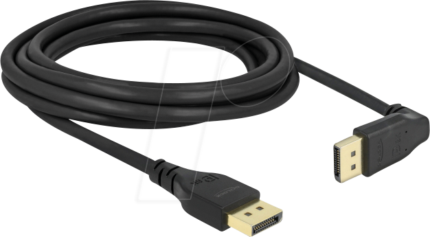 DELOCK 87151 - DisplayPort 1.4 Kabel, 8K 60 Hz, gew, ohne Einrastf. 3,0 m