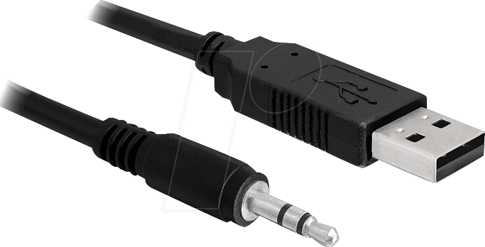 DELOCK 83115 - USB 2.0 Konverter, Seriell-TTL 3,5mm Klinke 1,8m (5 V)