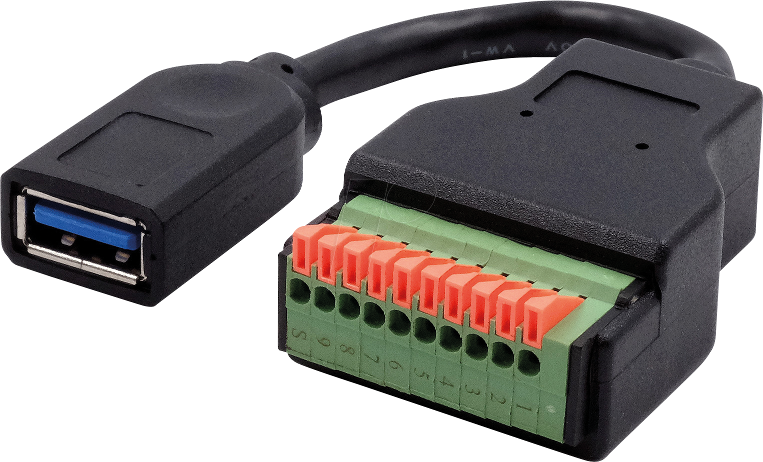 EXSYS EX-49126 - USB 3.0 Konverter, USB-A Buchse auf 10-pin Terminal Block
