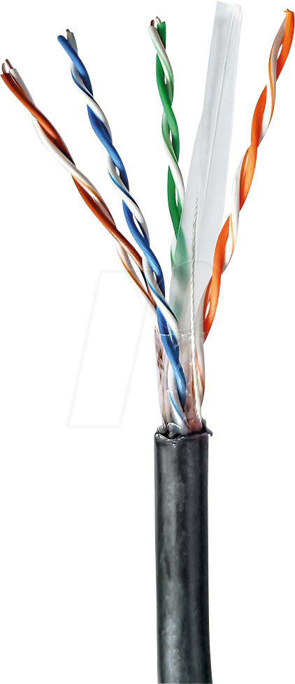 N CCBG8590BK305S - Cat.6 Patchkabel, U/UTP, 305 m