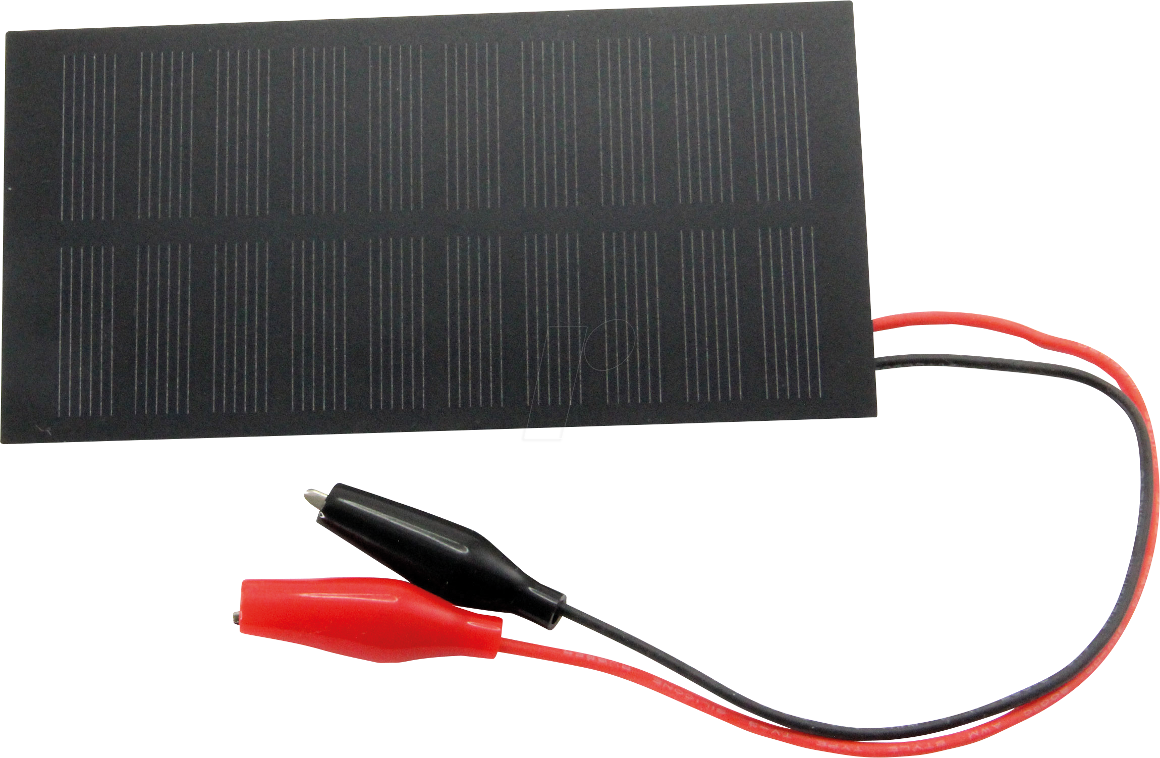 SOL-EXP 51500 - Solarzelle 5 V, 150 mA, mit Krokoklemmen für Solar Bausatz