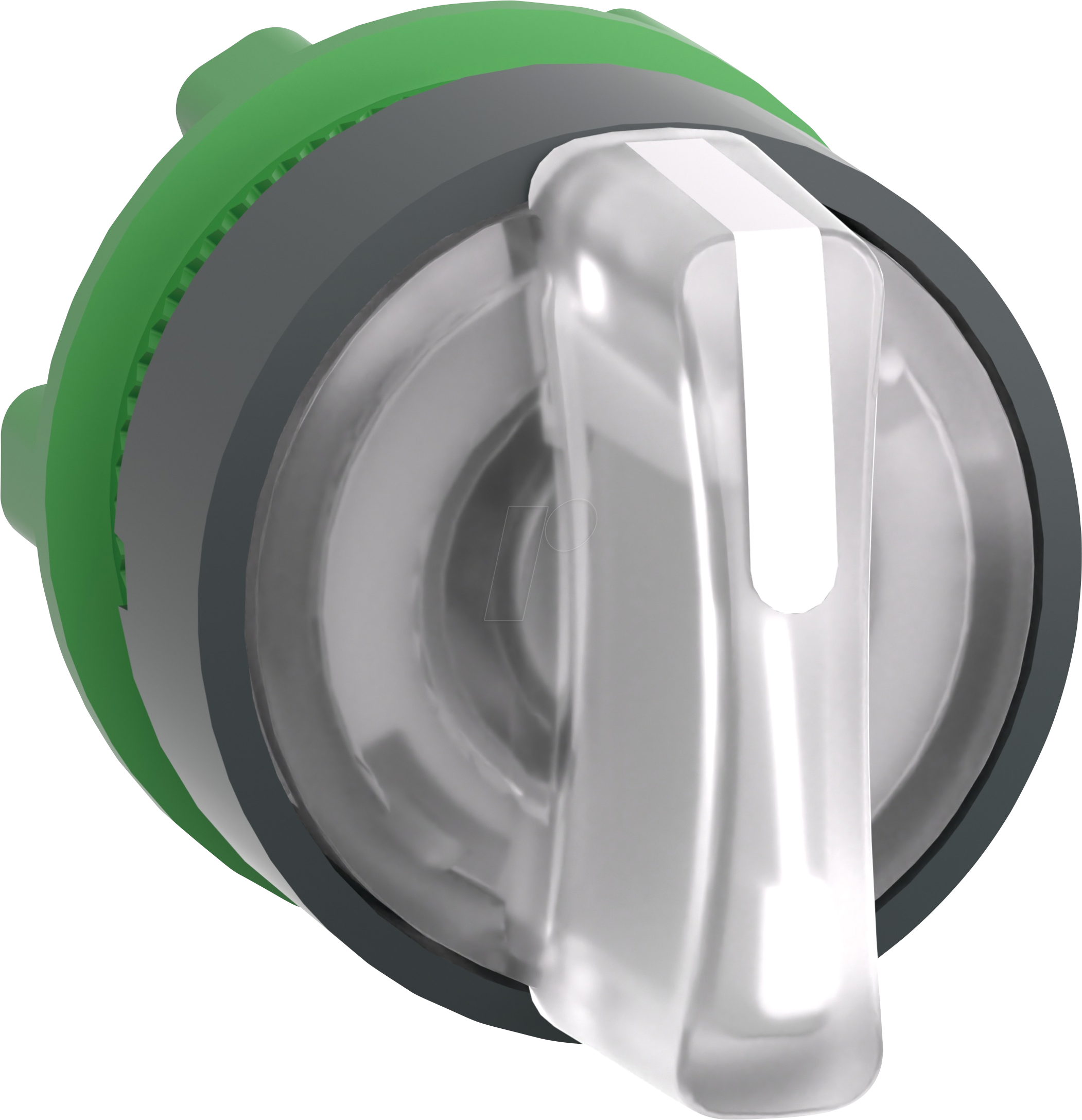 ZB5AK1513 - Leuchtwahlschalter, Frontelement, Harmony XB5, 22mm, weiß