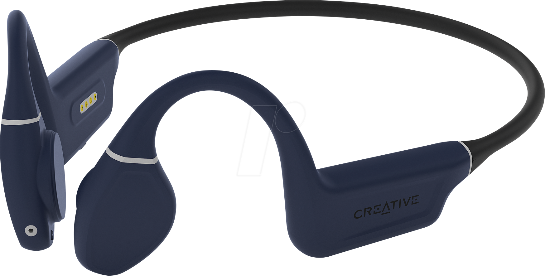 CREATIVE OFP+ BL - Kopfhörer, Open-Ear, Knochenschall, Bluetooth, mit Bügel, blau