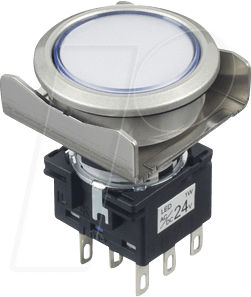 ID LB6MBA1T6W - Drucktaster LB, Ø 18 mm, 2 CO