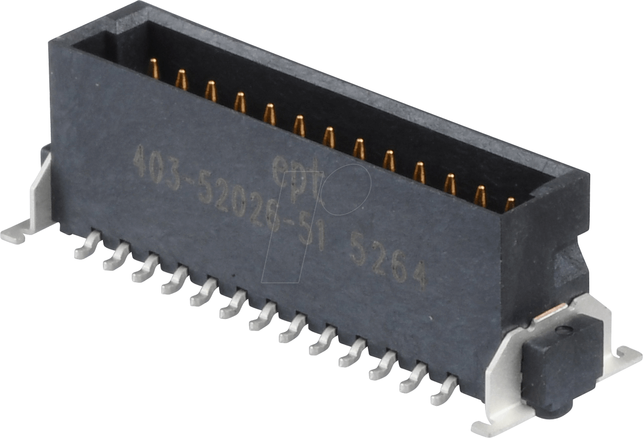 ONE27 M26G 6,75 - One27 Messerleiste gerade H=1,75, 26-pol