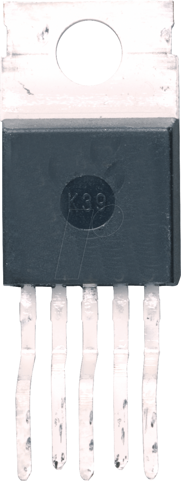 P 3596 L-ADJ - PWM-STEP-DOWN Schaltregler 3A, 1,23 - 37 V / 45Vs, TO-220-5