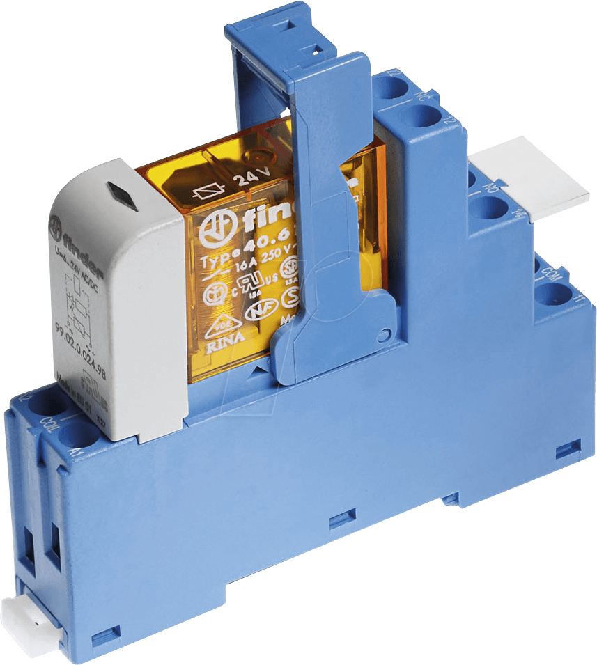 FIN 48.52.8 12V - Koppelrelais, 2 Wechsler, 8 A, 12 V AC