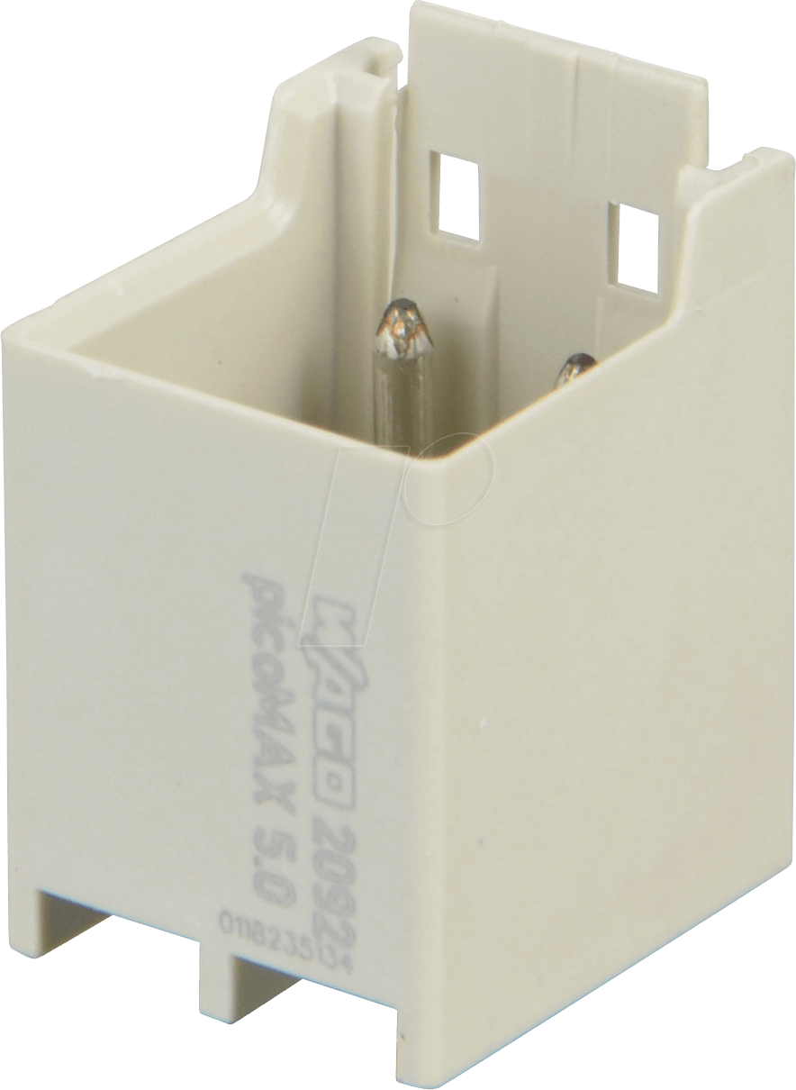 WAGO 2092-1422 - picoMAX 5.0 Stiftleiste gewinkelt 2-polig