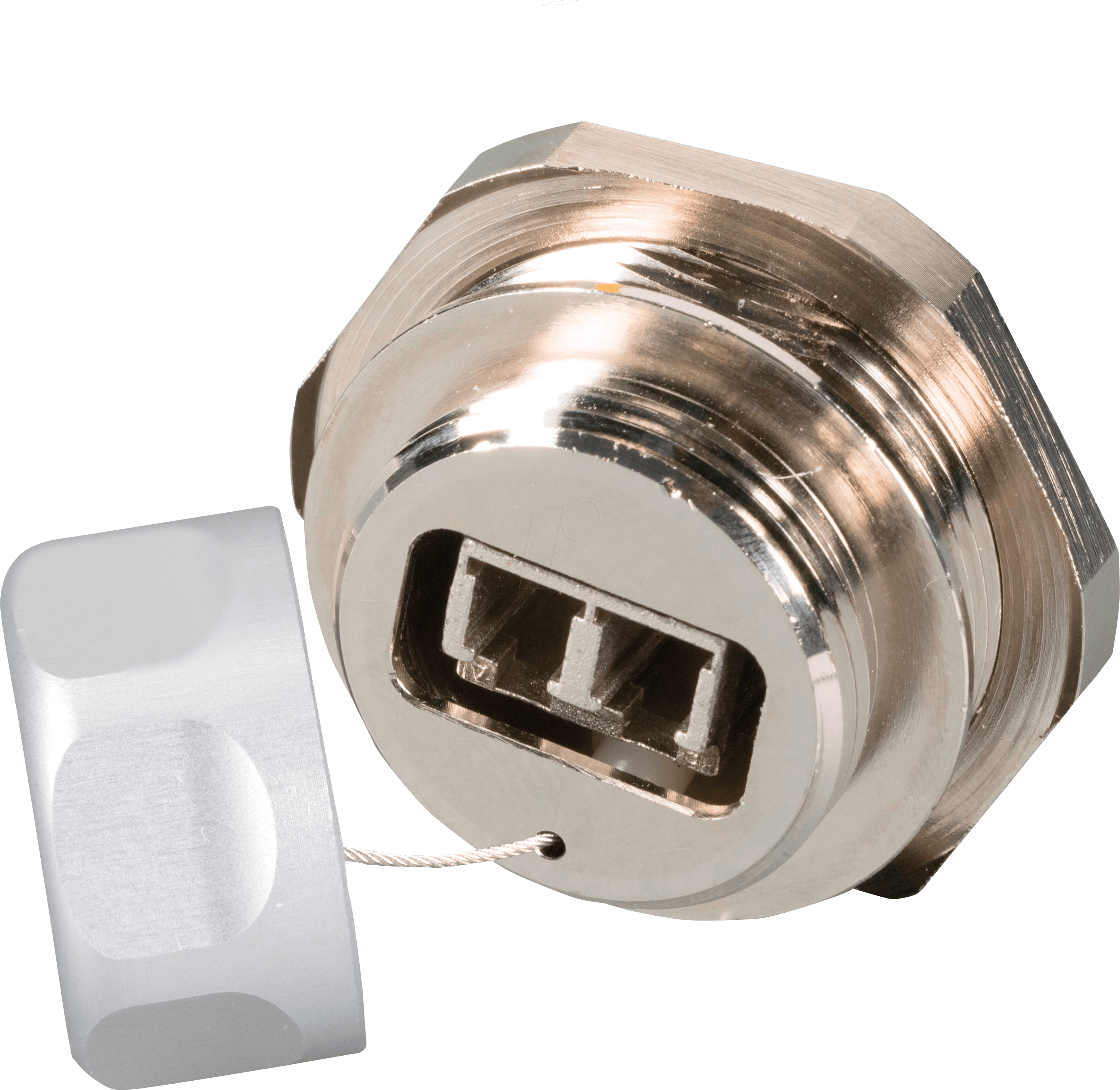 IP67DFKLCDMHS - LC Duplex Durchführungskupplung, M25