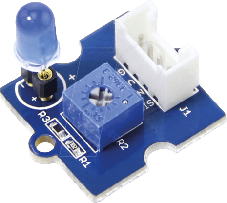 GRV LED 5 BL - Arduino - Grove LED, 5 mm, blau