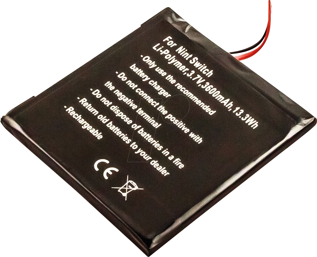 AKKU 31056 - Konsolenakku für Nintendo Switch, Li-Po, 3600 mAh