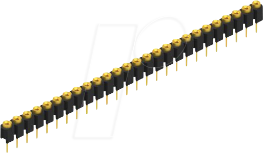 FIS MK 01 26G - Buchsenleiste, 1-reihig, 1 x 26 - 2,54 mm