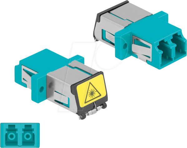 DELOCK 86900 - LWL Kupplung LC/LC Duplex