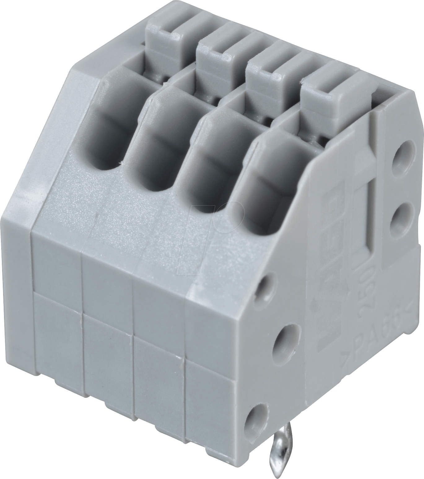 WAGO 250-404 - Klemmleiste mit Betätigungsdrückern, RM 2,5 mm, 4A, 4-pol