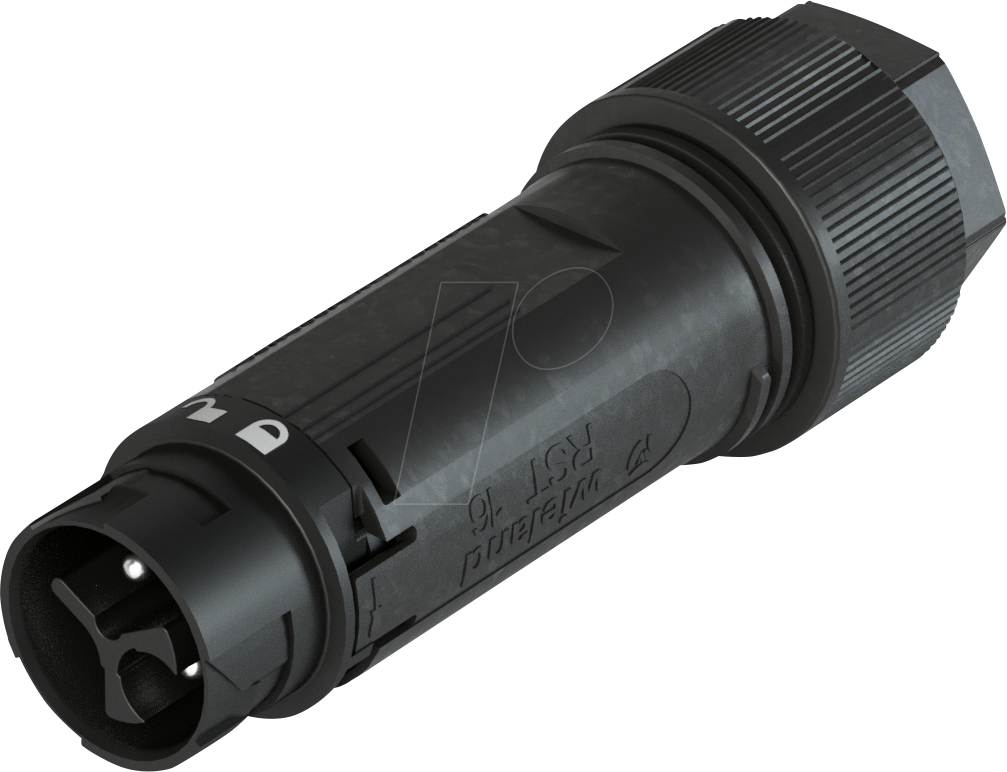 RST16I3 S2 - Steckverbinder RST Mini 16i3, Stecker schwarz