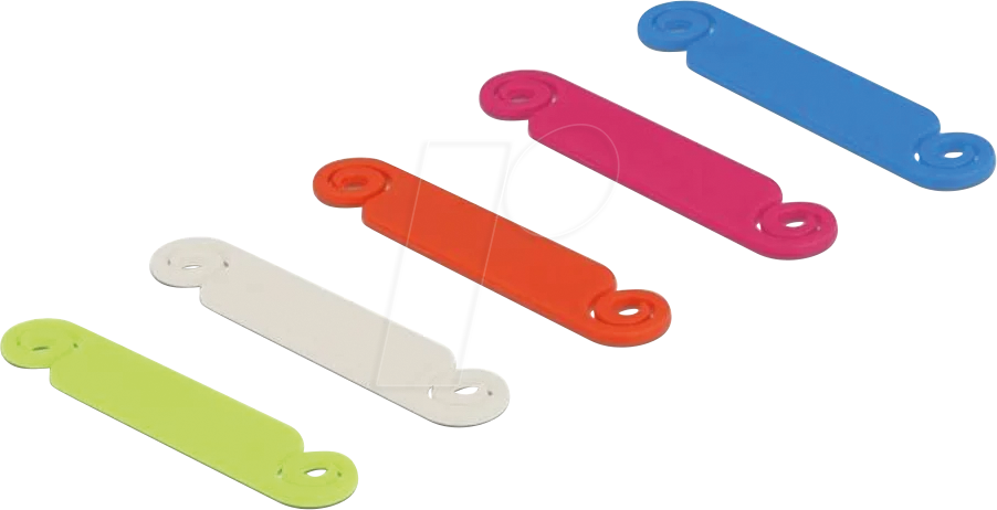 DELOCK 18406 - Kabelmarkierer Set, 10 Stück, farbig