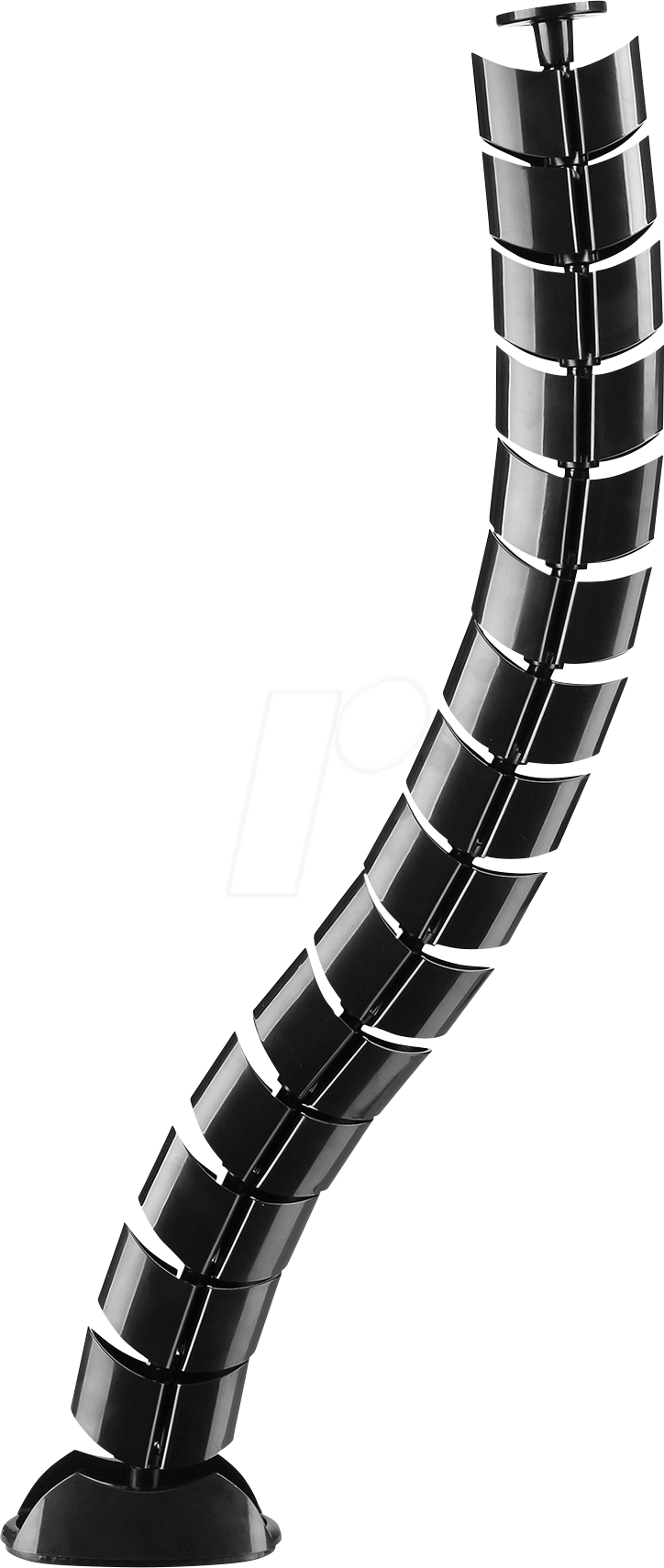 MYW HZ44L - Schreibtisch-Kabelführung, flexibel, 15 Gelenke, schwarz