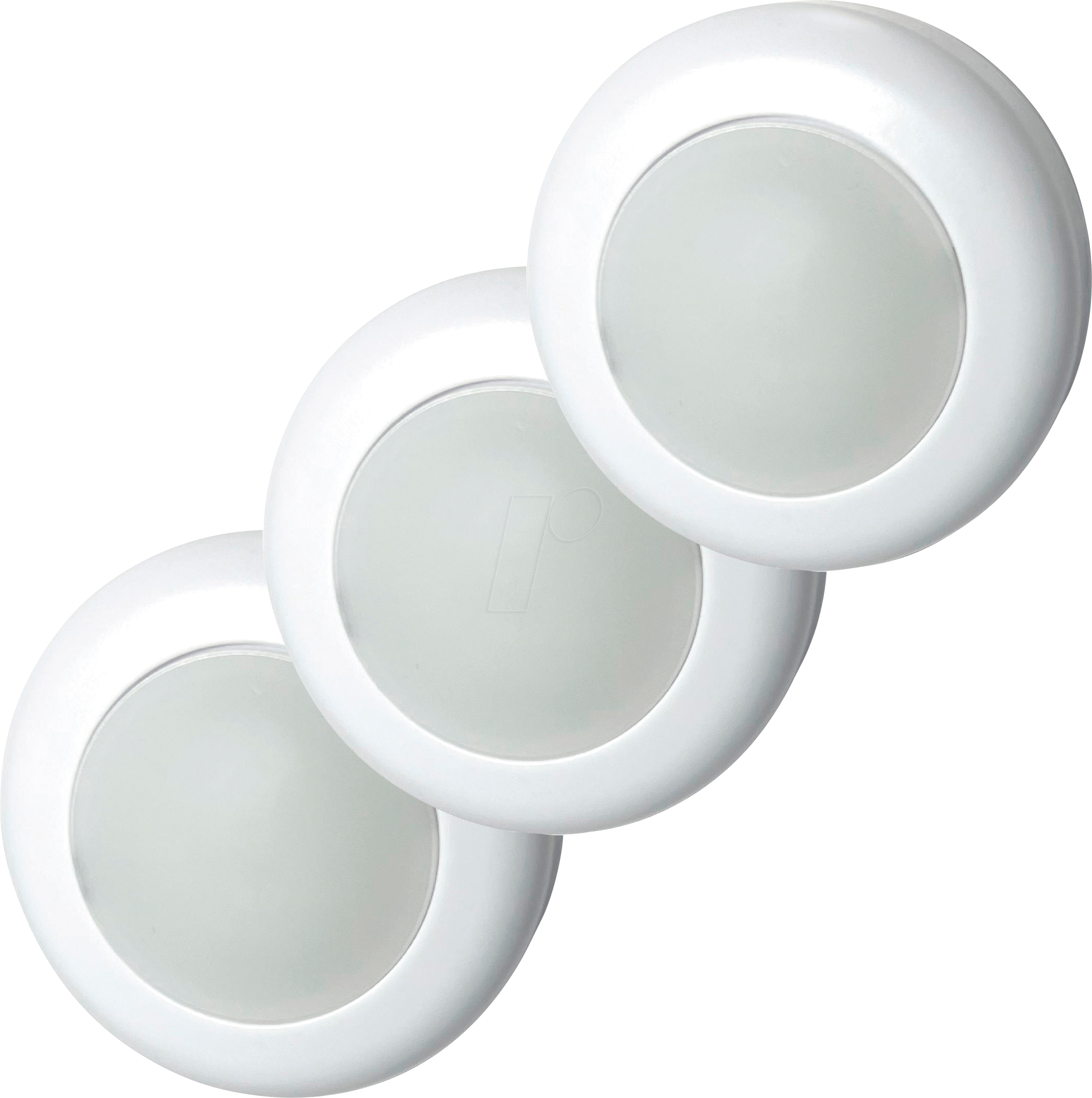 MLI 27700104 - Mobile LED-Leuchte Alio Push, 4000 K, 3x, weiß, Fernbedienung