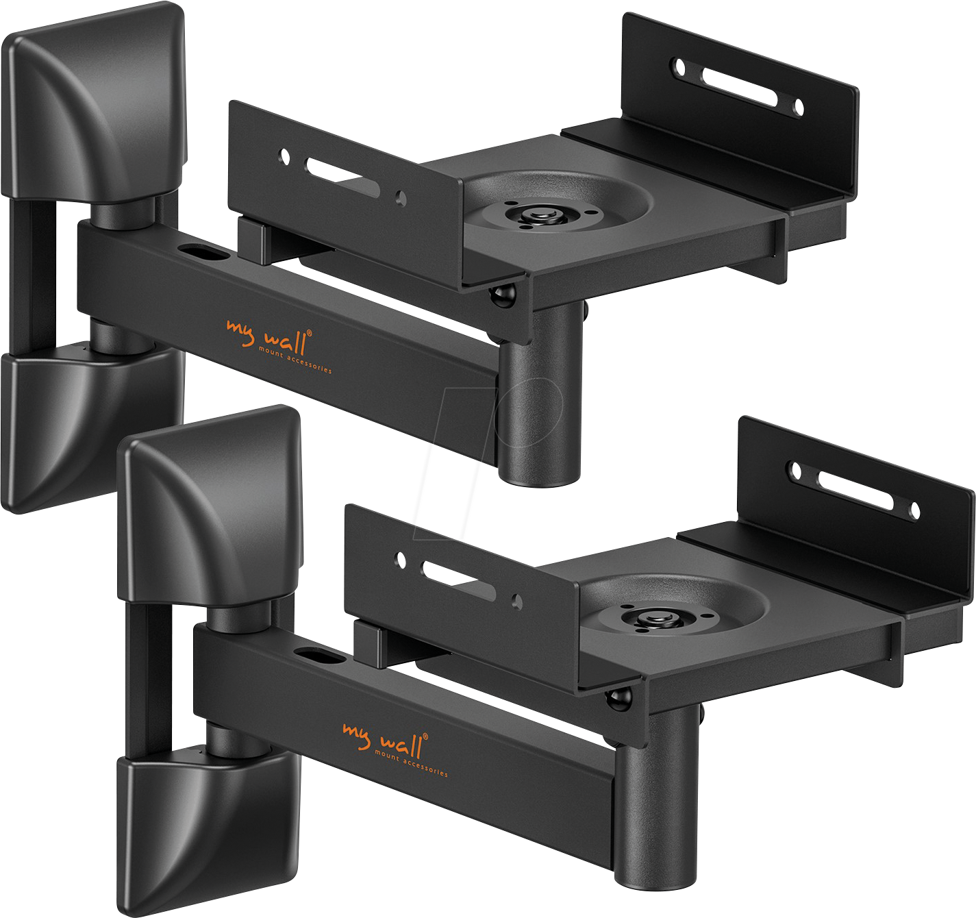 MYW HB8L - 2 Wandhalterungen für Lautsprecher, bis 25 kg