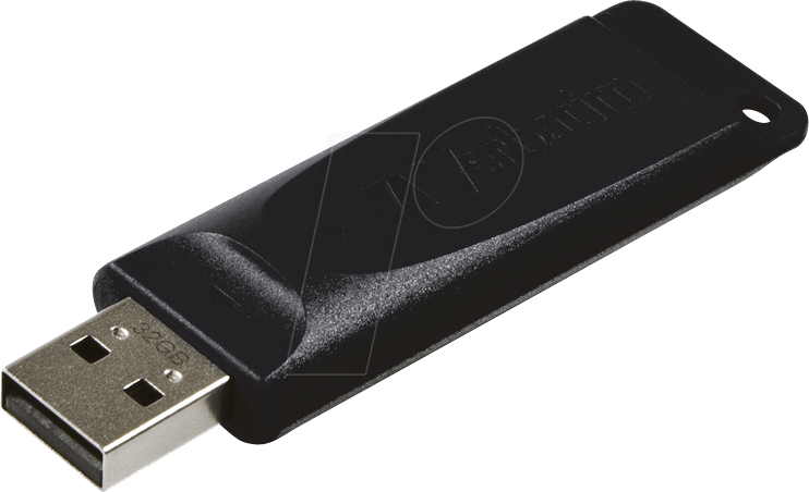 VERBATIM 98698 - USB-Stick, USB 2.0, 64 GB, Slider