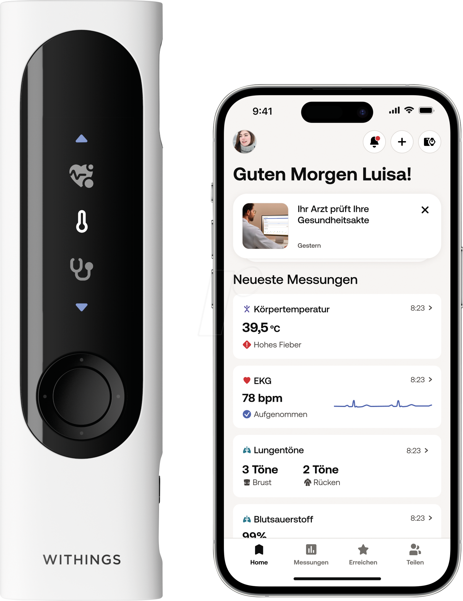 Thumbnail - WITHINGS SCT02 - 4-in-1 MultiScan-Gerät