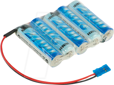 XCELL 6V2700 GR1 - Akku-Pack, NiMh, 6,0 V, 2700 mAh, 5 Zellen, Graupner