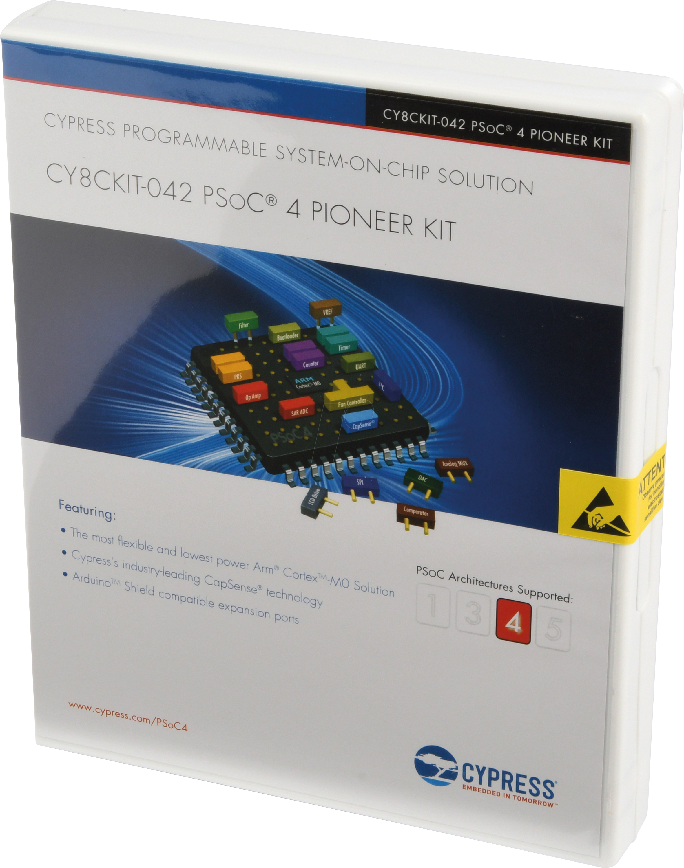 INF CY8CKIT-02 - Pioneer PsoC Development Kit ARM Cortex M0 CY8C4245AXI-483