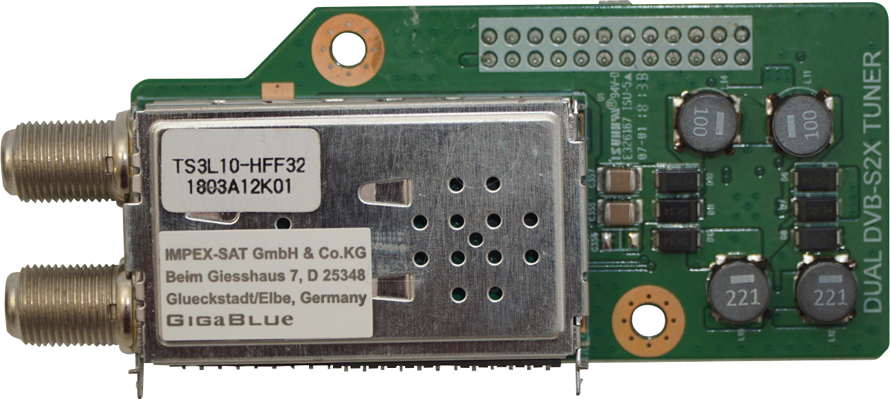 GBL TUGGB/009 - GigaBlue Dual DVB-S2x Tuner v.2