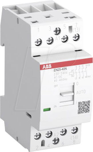 ABB EN25-31N-06 - Installationsschütz 3S/1Ö, 230-240 V AC/DC